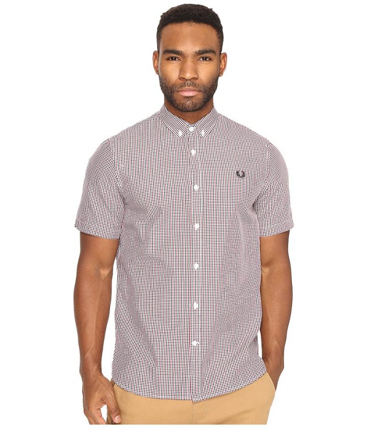 Fred Perry - Three-colour Basket Weave Shirt