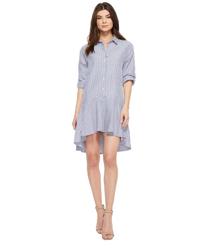 American Rose - Kaia 3/4 Sleeve Button Up Dress