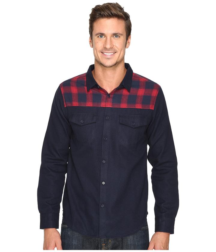 United By Blue - Banff Wool Shirt With Plaid Trim