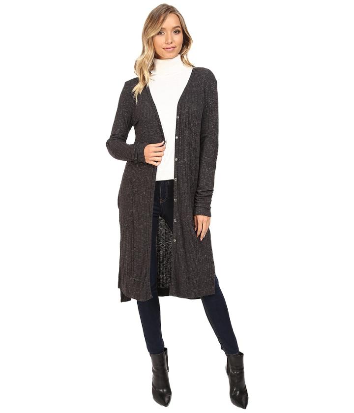 Michael Stars - Jasper Poor Boy Rib Cardigan