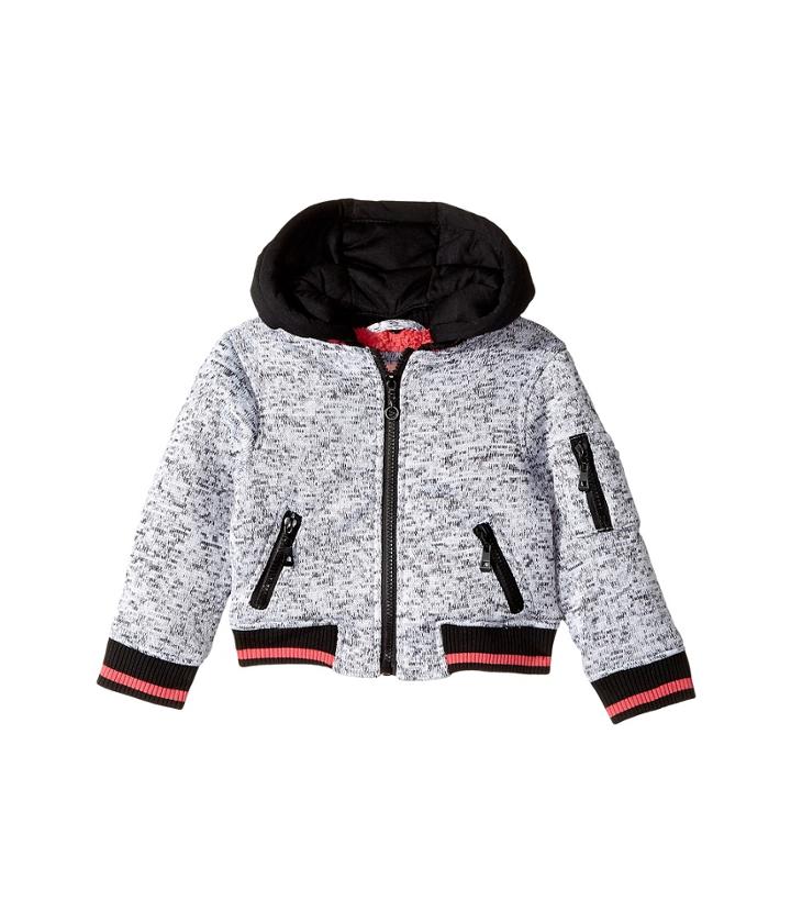 Urban Republic Kids - Melange Fleece Bomber With Woobie Lining