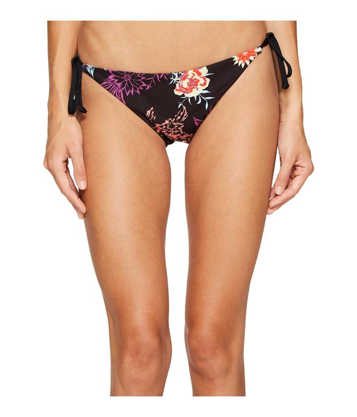 Splendid - Electric Bloom Reversible Tie Side Bikini Bottom