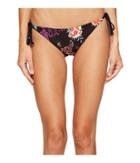 Splendid - Electric Bloom Reversible Tie Side Bikini Bottom