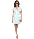 Betsey Johnson Satin Robe