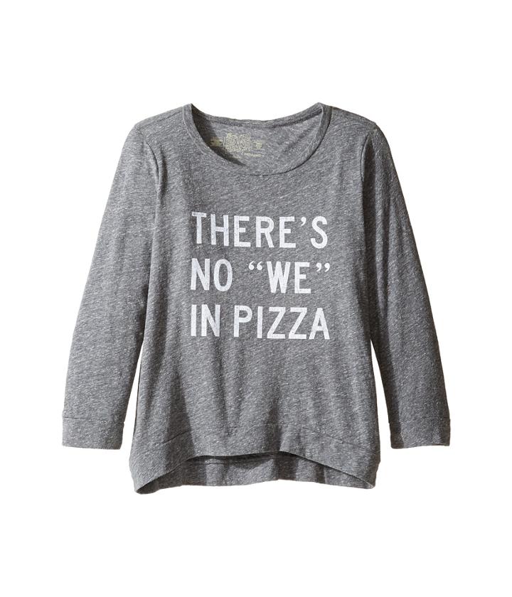 The Original Retro Brand Kids - There's No We In Pizza Tri-blend Pullover