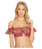 Ella Moss - Floral Romance Off Shoulder Bikini Top