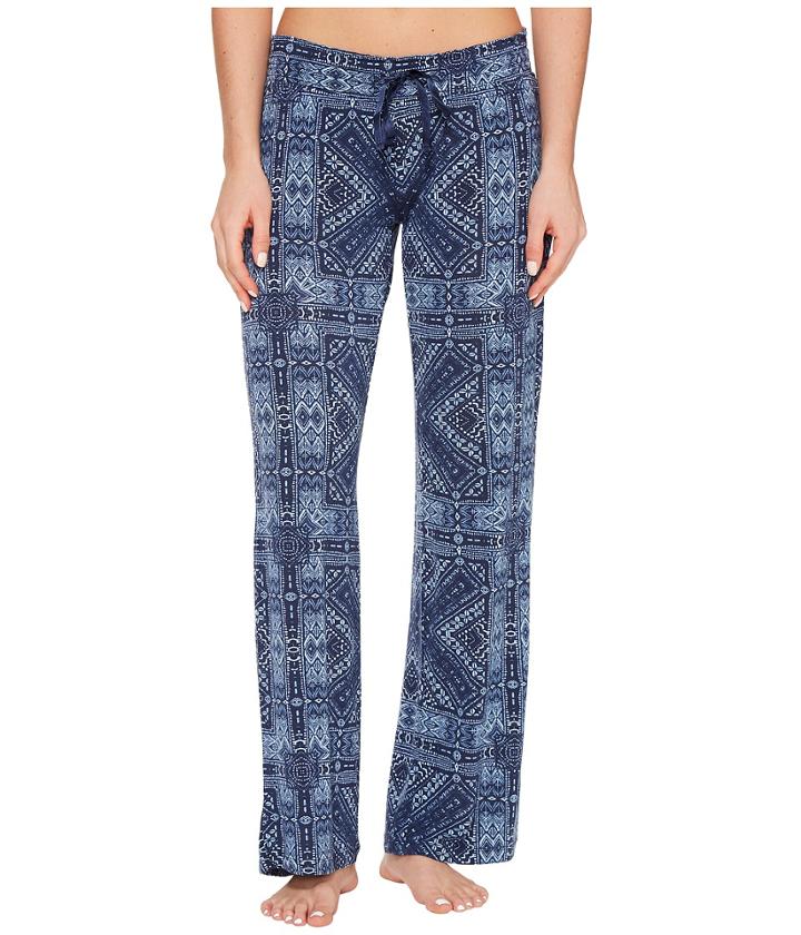 P.j. Salvage - Blue Batik Paisley Lounge Pants