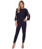 Lauren Ralph Lauren - Slit-sleeve Jersey Jumpsuit