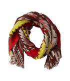 San Diego Hat Company Bss1506os Aztec Print Scarf W/ Frayed Edge