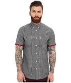 Ben Sherman - Short Sleeve Tipped Sleeve Gingham Ma12556a