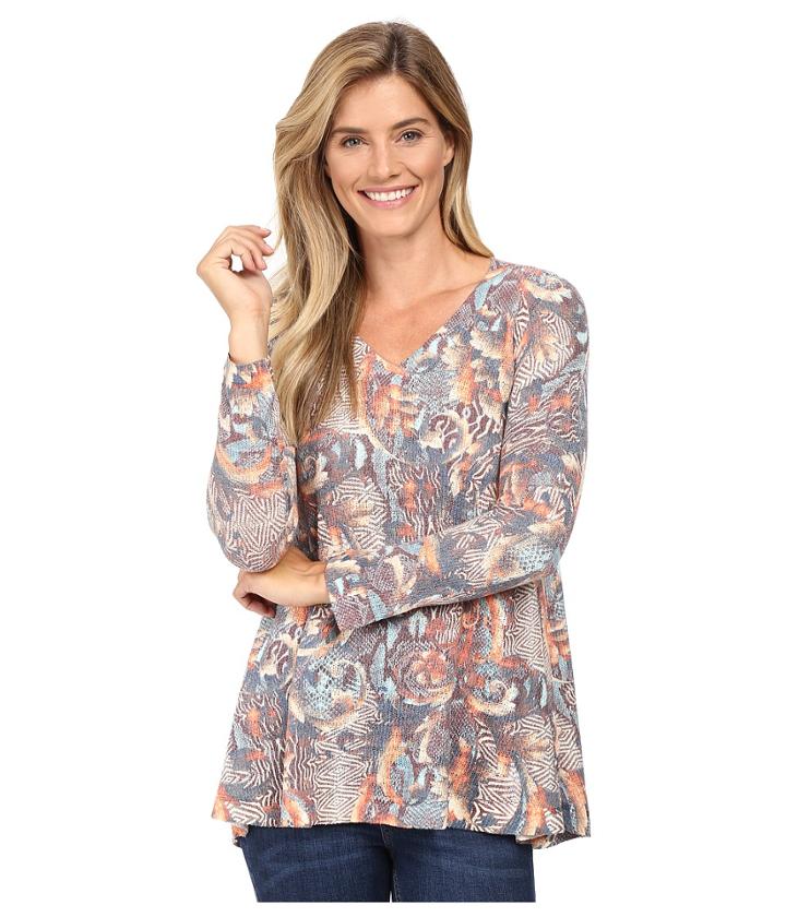 Nally &amp; Millie - Abstract Animal Print Tunic