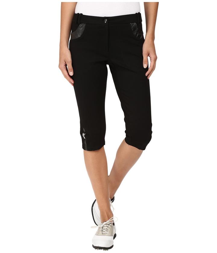 Jamie Sadock - Fly Front 24.5 In. Ponte Fabric Knee Capris