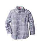 Lacoste Kids - Long Sleeve Gingham Check Woven Shirt