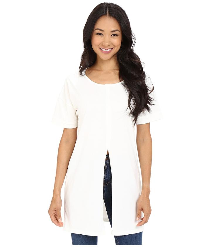 Culture Phit - Auster Short Sleeve Top With Front Slit