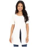 Culture Phit - Auster Short Sleeve Top With Front Slit