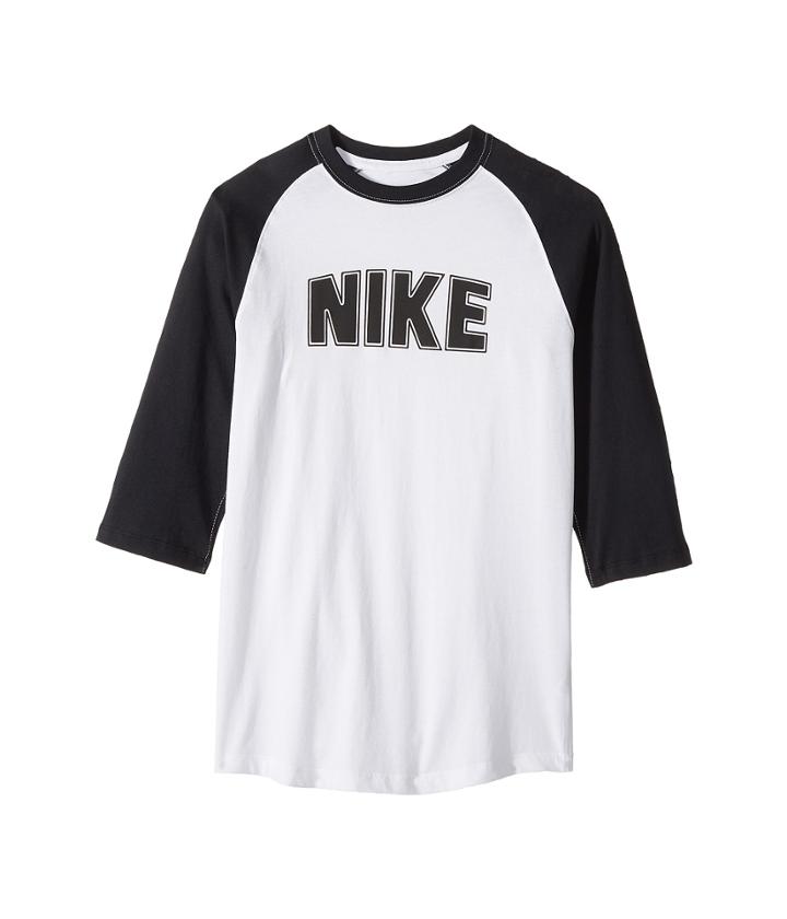 Nike Kids - Sportswear Raglan 3/4 Sleeve T-shirt