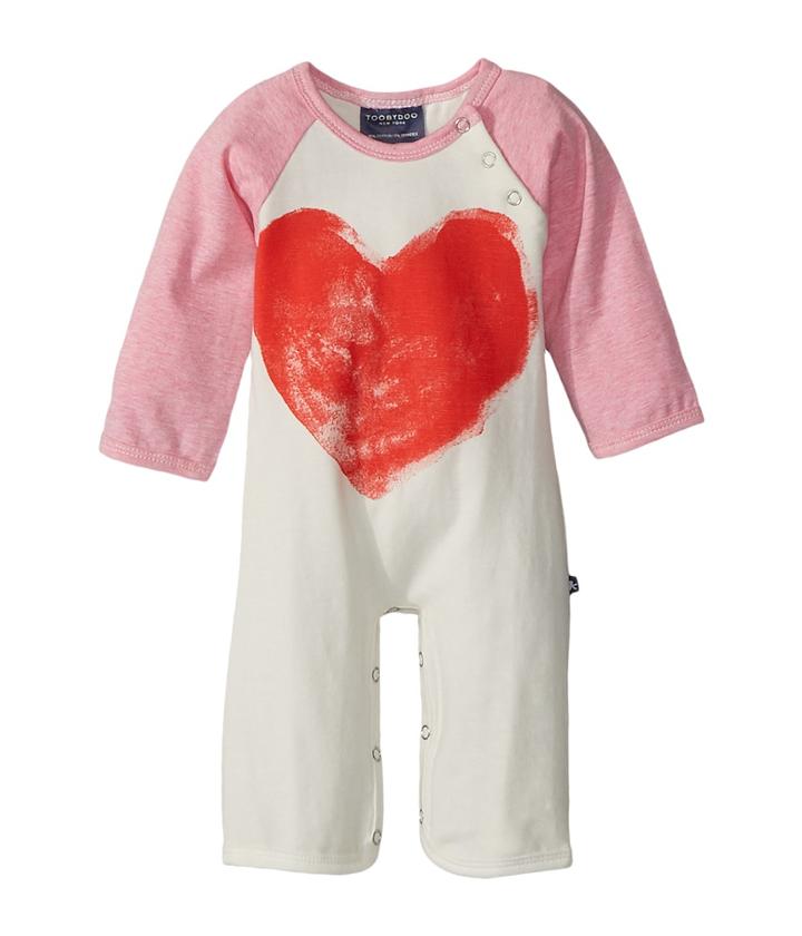 Toobydoo - Sweetheart Ii Bootcut Jumpsuit W/ Heart Print
