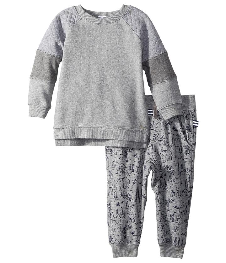 Splendid Littles - Mixed Fabric Pants Set