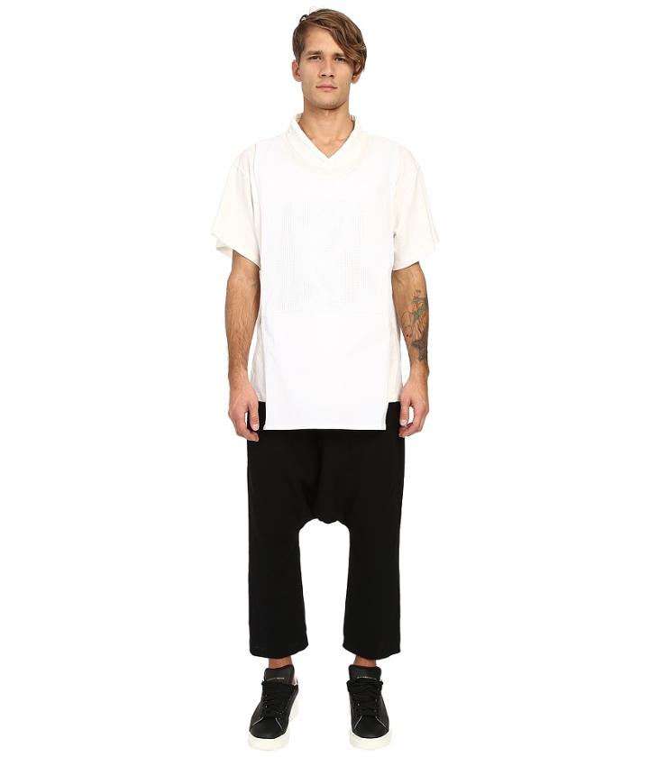D.gnak - Traditional Collar Layered T-shirt