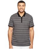 Calvin Klein - Short Sleeve Textured Stripe Polo Shirt