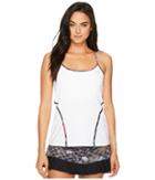 Eleven By Venus Williams - Floral Brocade Glide Back Tank Top