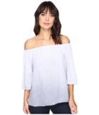 Michael Stars - Ombre Wash Double Gauze Off Shoulder Top
