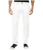 7 For All Mankind Slimmy W/ Clean Pocket In White Denim