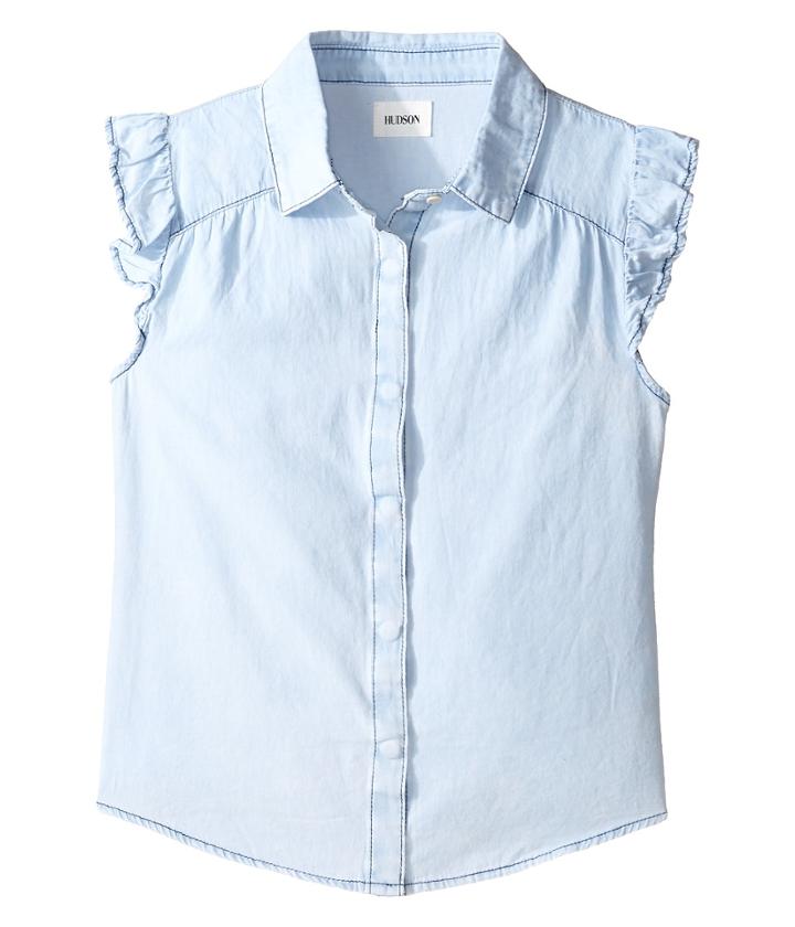 Hudson Kids - Chambray Ruffle Shirt
