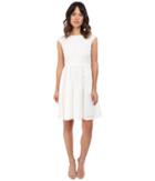 Donna Morgan - Eyelet Fit And Flare With Tie Back