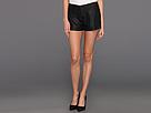 7 For All Mankind - Pleated Short In Coated Black