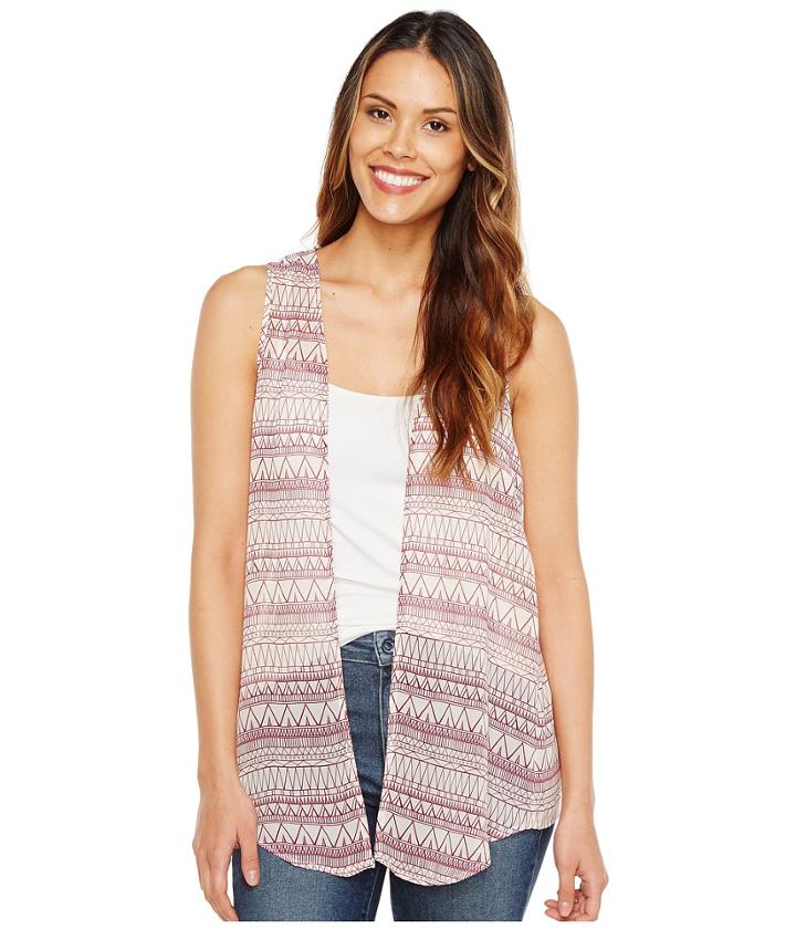 Cruel - Printed Non-crinkle Chiffon Vest