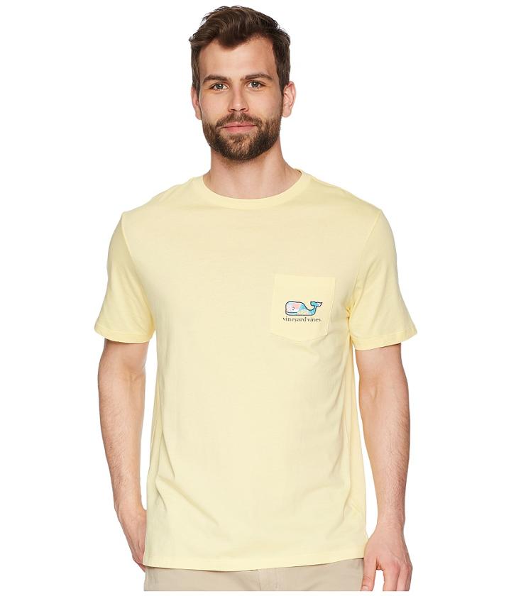 Vineyard Vines - Short Sleeve Tropical Drink Whale Fill Pocket Tee