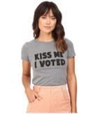 Rachel Antonoff - Kiss Me I Voted Unisex Tri-blend Tee
