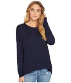 Three Dots - Cozy Pleated Back Top
