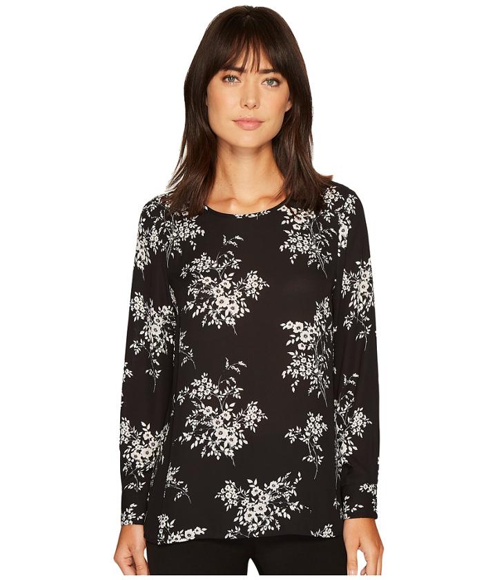 Vince Camuto - Long Sleeve Delicate Bouquet Blouse