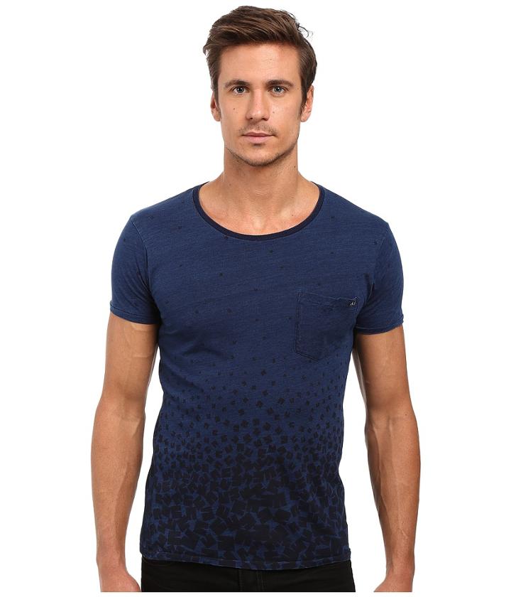 Scotch &amp; Soda - Indigo Print Tee