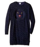 Little Marc Jacobs - Knitted Leopard Frange Style All Over Printed Dress