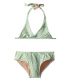 Toobydoo - Green/white String Bikini