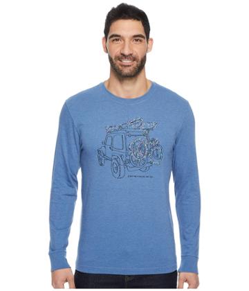 Life Is Good - Atv Lights Long Sleeve Crusher Tee