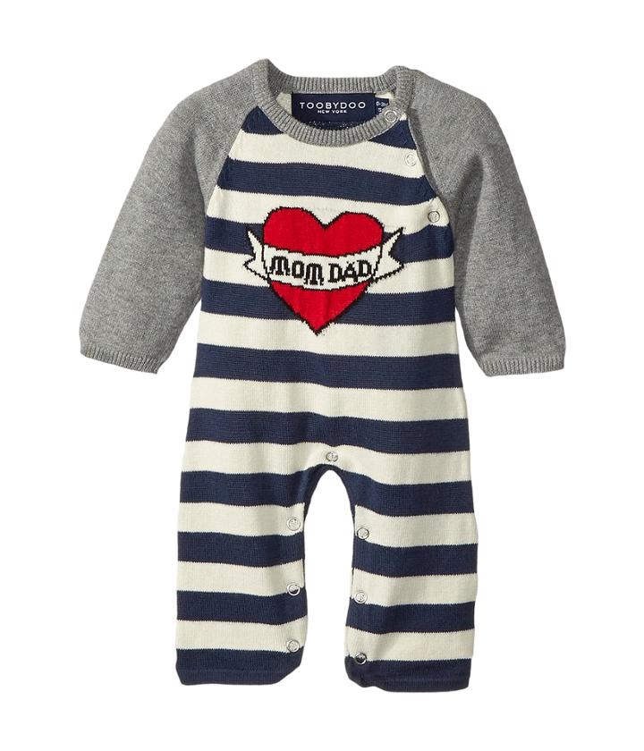 Toobydoo - Toobytattoo Heart Knit Jumpsuit