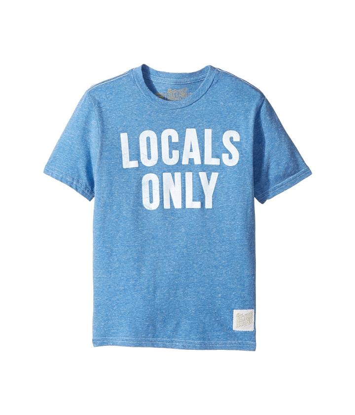 The Original Retro Brand Kids - Locals Only Short Sleeve Tri-blend Tee