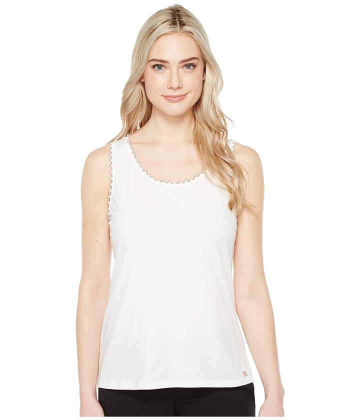 Ivanka Trump - Knit Crew Neck Sleeveless Tank Top