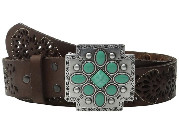 Ariat - Southwest Cross Buckle Pierced Belt