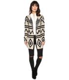 Brigitte Bailey - Mae Fuzzy Geometric Cardigan