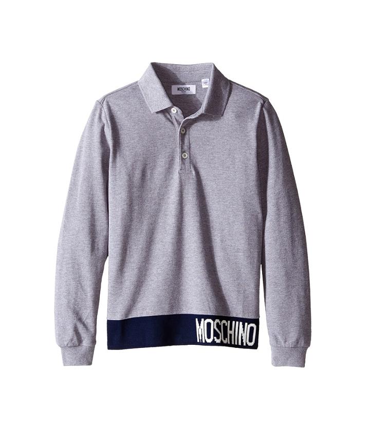 Moschino Kids - Long Sleeve Polo