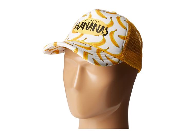 San Diego Hat Company Kids - Ctk4187 Sublimated Banana Print Foam Back Trucker Hat