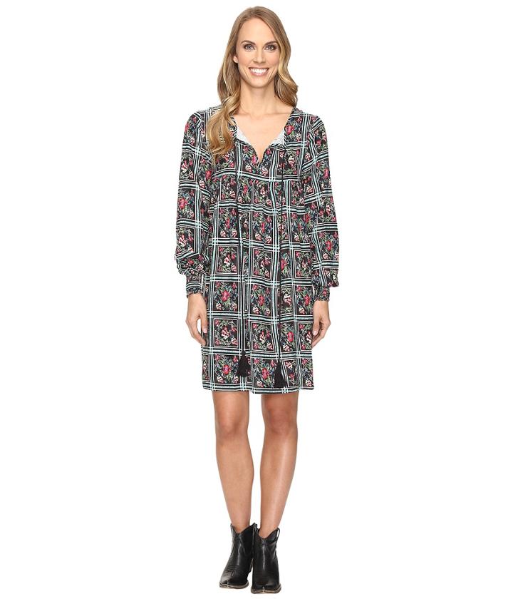 Rock And Roll Cowgirl - Long Sleeve Dress D4-9658