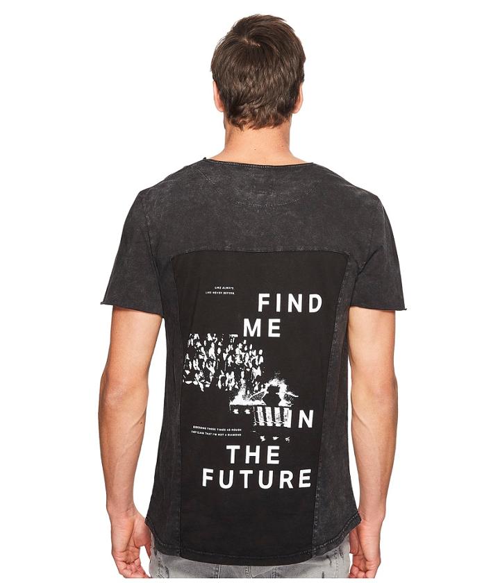 Nana Judy - Carr T-shirt With Find Me In The Future Back Black Panel