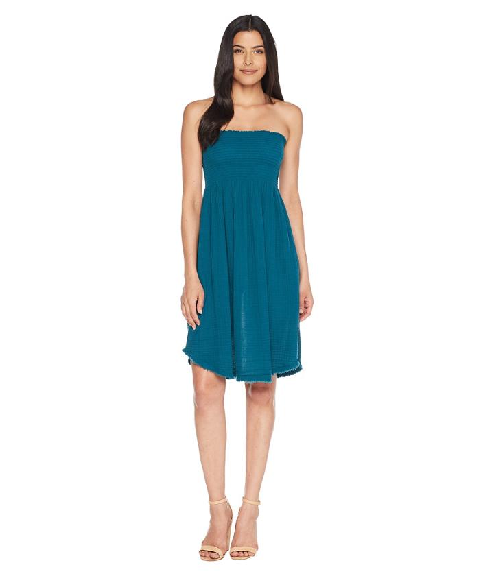 Three Dots - Double Gauze Convertible Dress