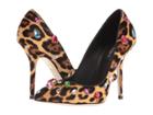 Dolce &amp; Gabbana - Calf Hair Bellucci Pump With Swarovski Crystals
